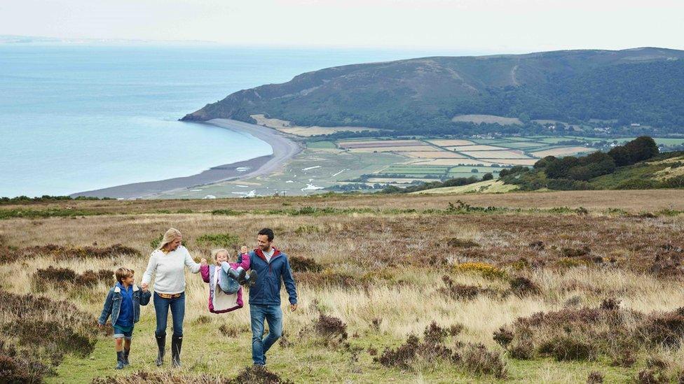 Exmoor NP, Overlooking Porlock Bay