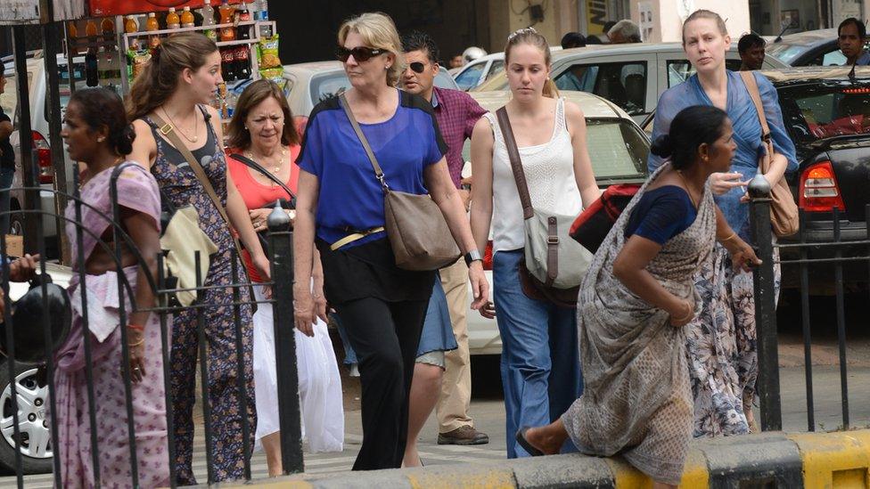 India foreign tourists