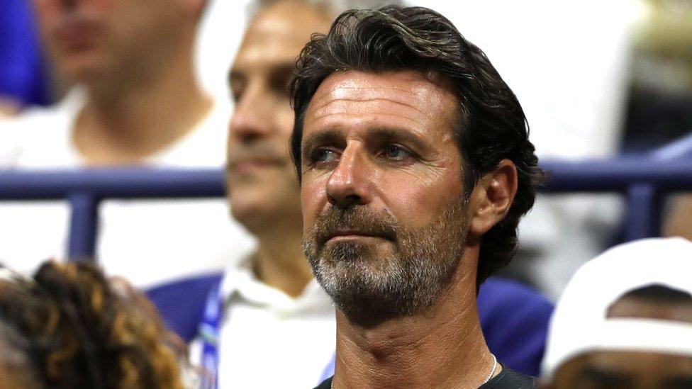 Coach of Serena Williams of the United States Patrick Mouratoglou