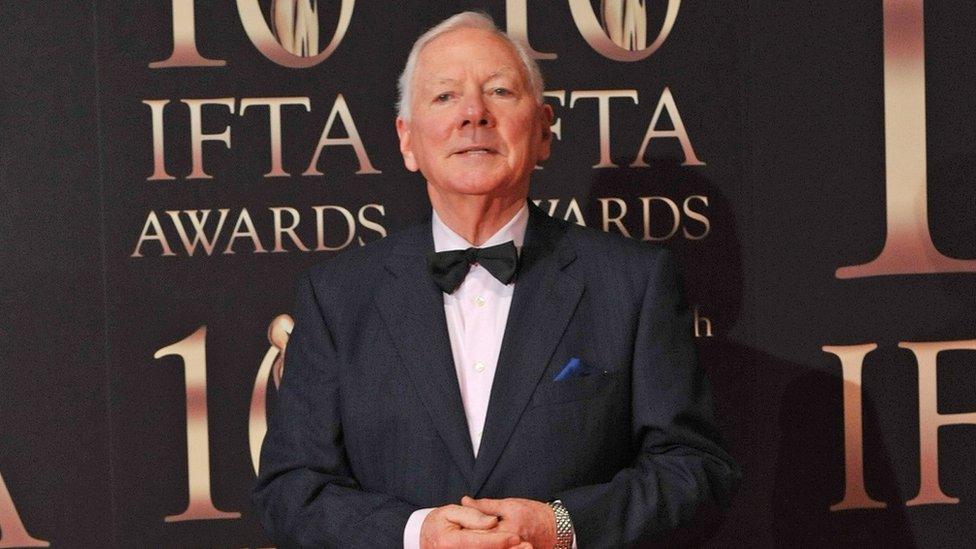 Gay Byrne pictured at the IFTAs in 2013