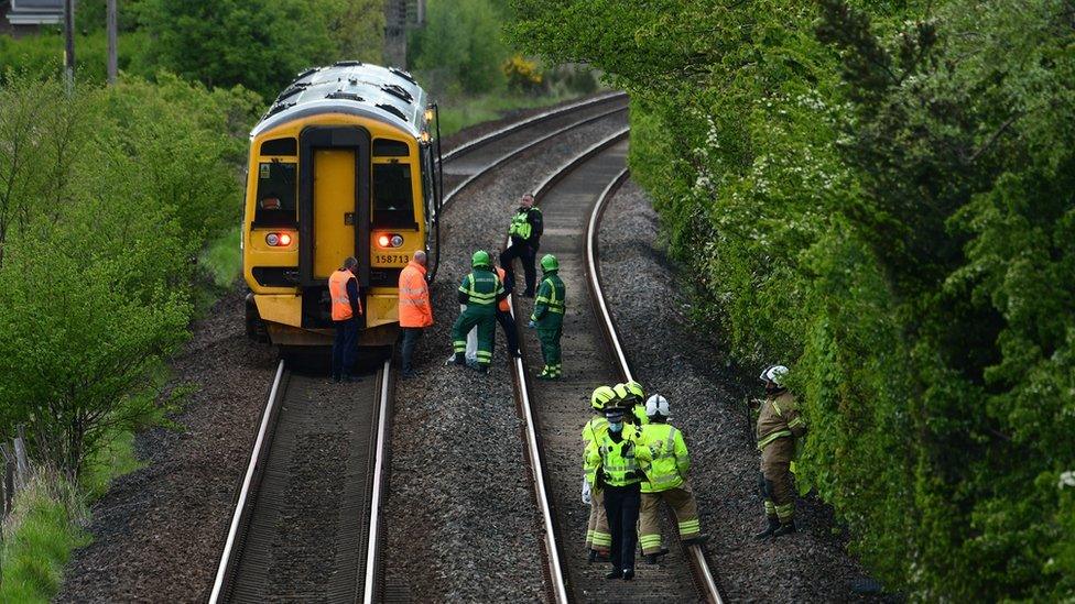 Train collision