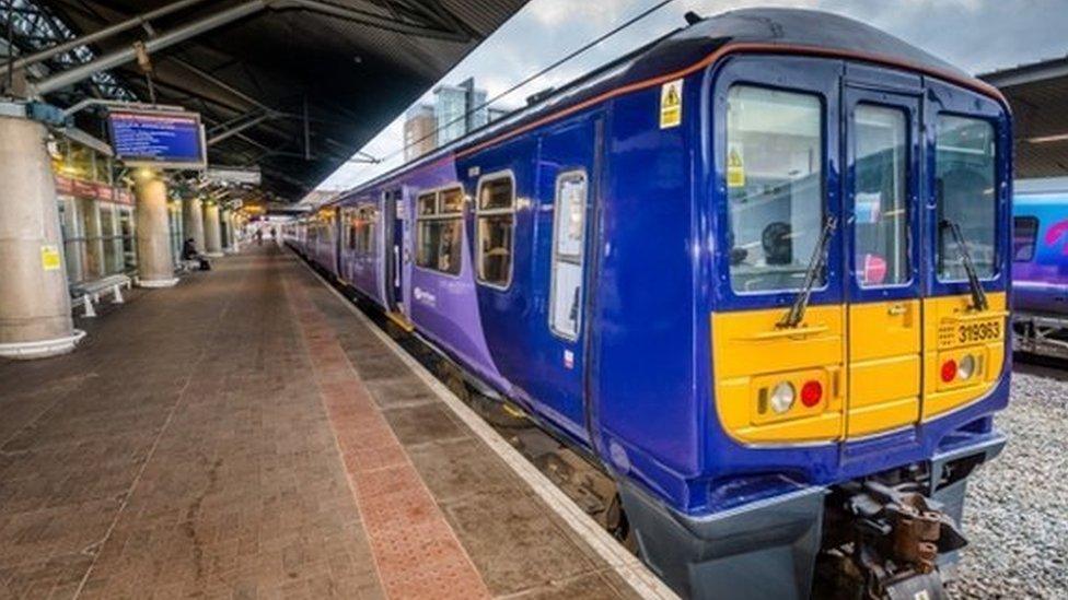 A Northern Rail electric train