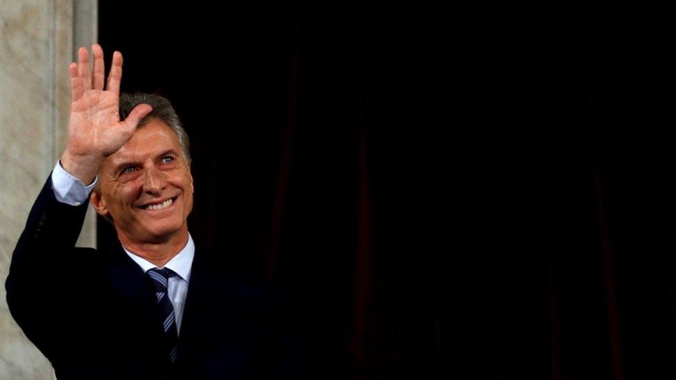 Argentina"s President Mauricio Macri