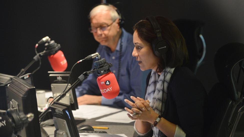 John Humphrys and Mishal Husain