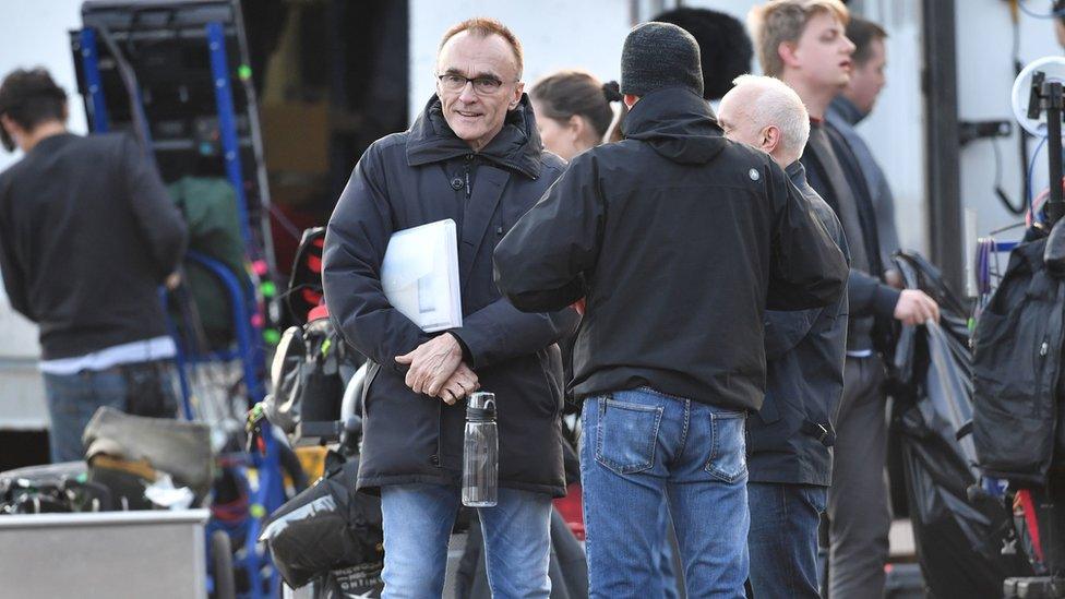 Danny Boyle filming in Suffolk