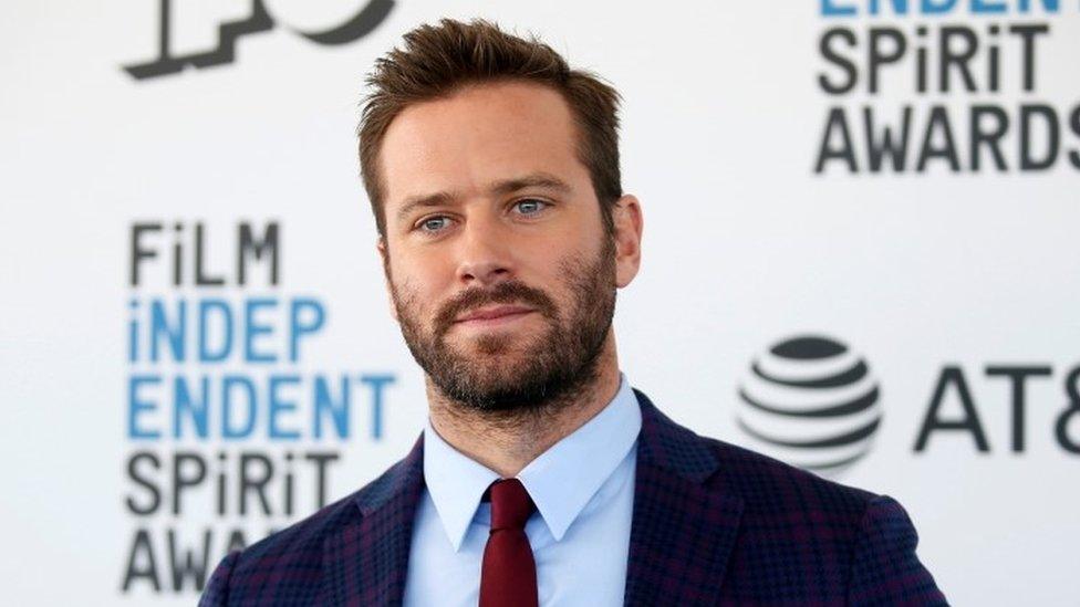 Armie Hammer at the Film Independent Spirit Awards in Santa Monica, California