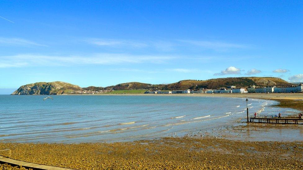 North Shore beach, Llandudno