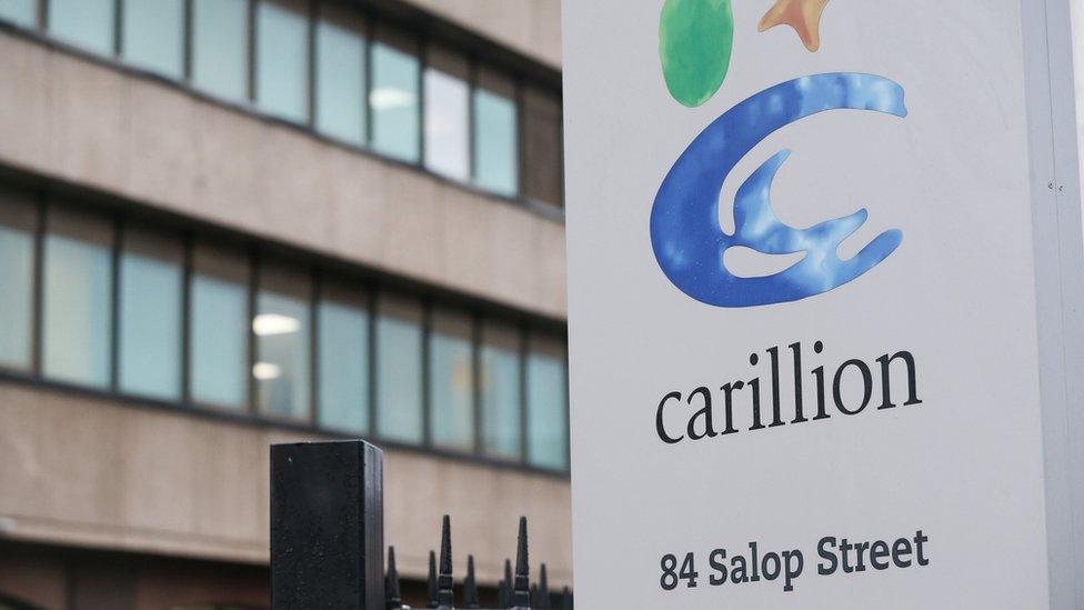 Carillion sign