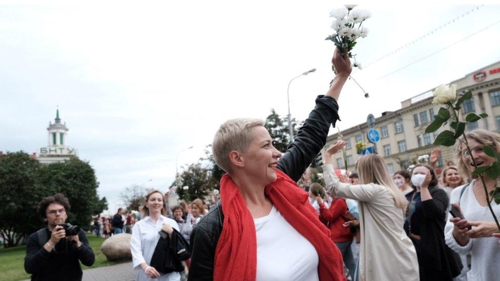 Maria Kolesnikova on 29 August