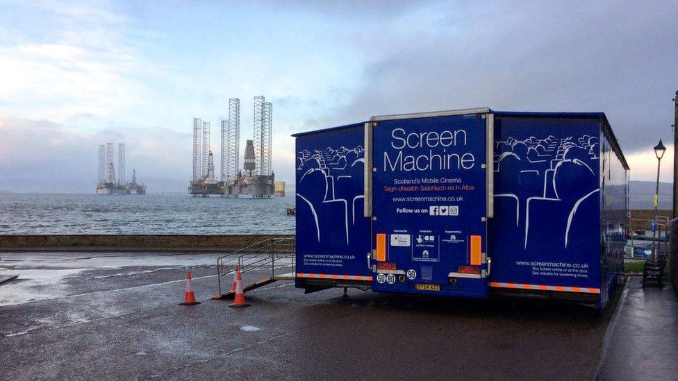 Screen Machine at Cromarty