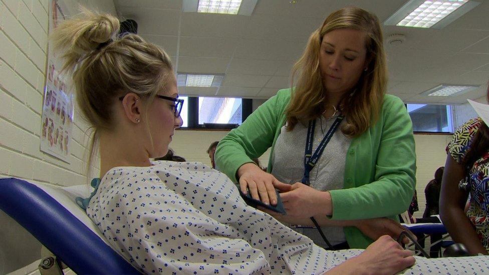 Students at Ulster University