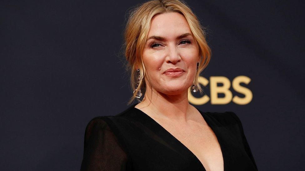 Kate Winslet arriving at the 73rd Primetime Emmy Awards in Los Angeles, U.S., September 19, 2021