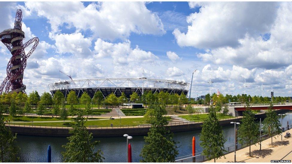 Queen Elizabeth Olympic Park in London