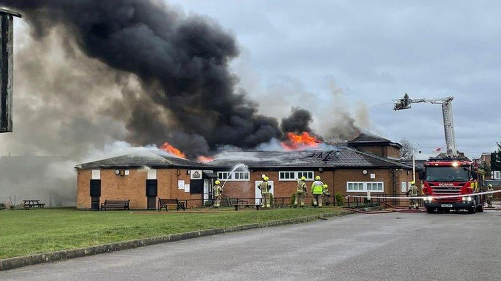 Memorial Hall fire