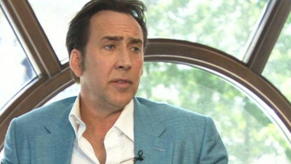 Actor Nicholas Cage