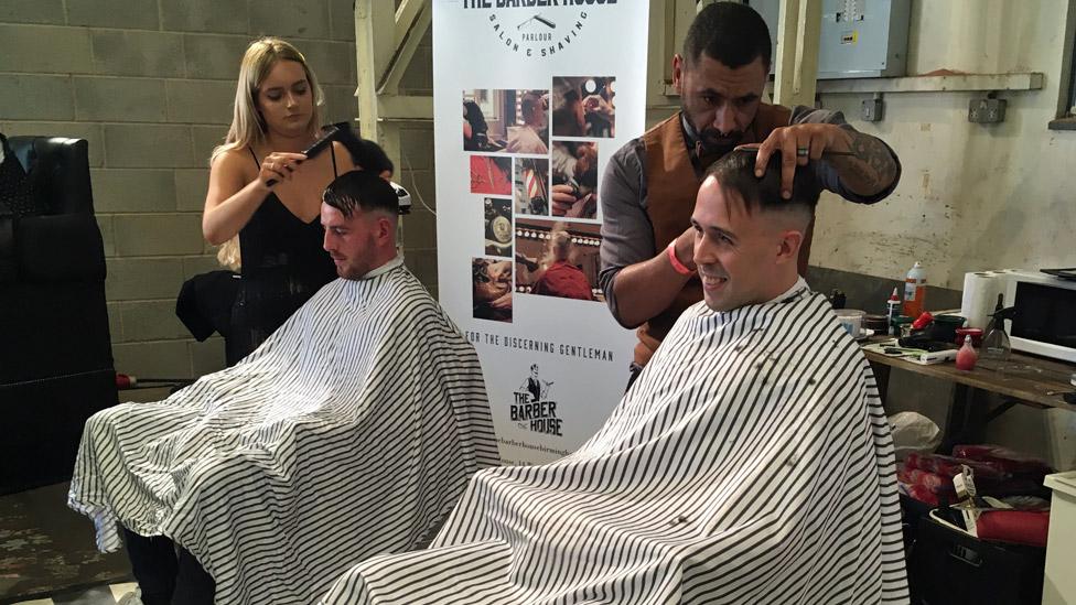 Barber at Peaky Blinders Festival