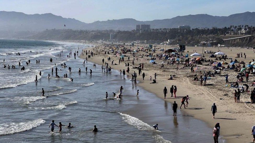 Beach in California