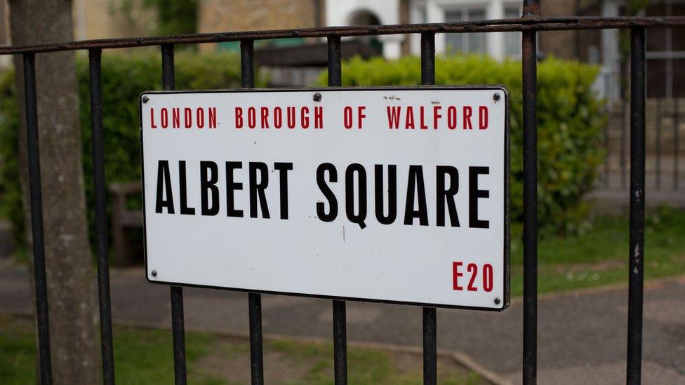 Albert Square sign