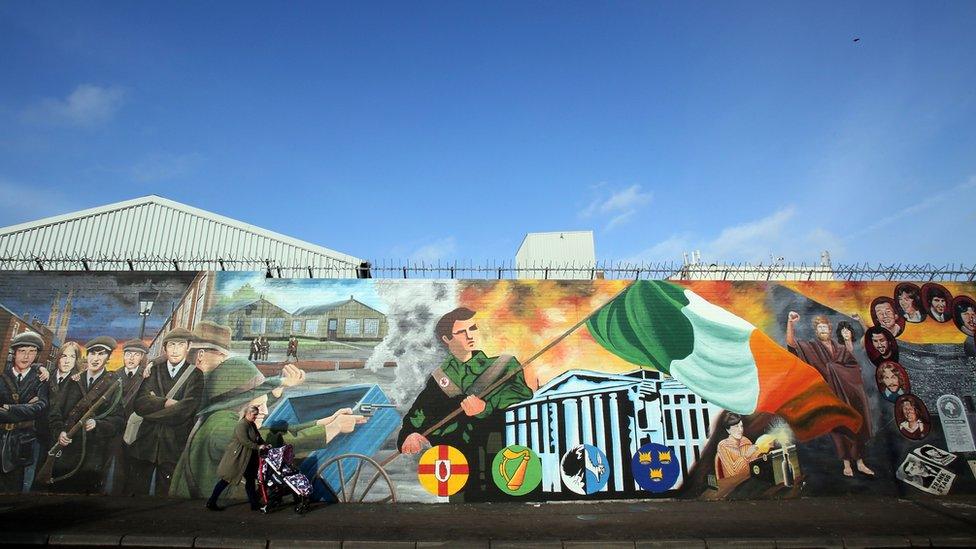 Murals on Belfast's Falls Road