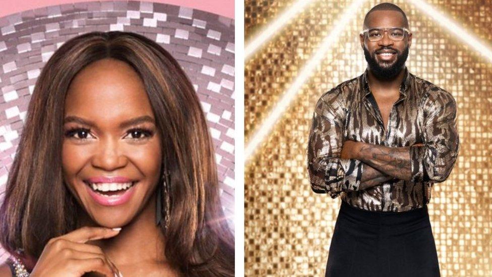 Ugo Monye and Oti Mabuse