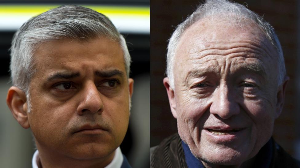 Sadiq Khan and Ken Livingstone