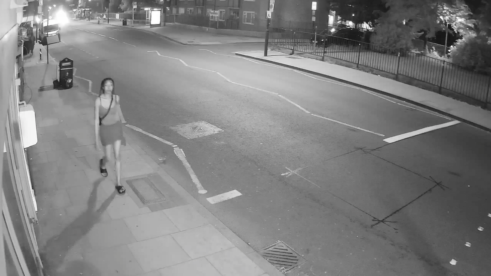 CCTV footage of Shante-Daniel Folkes on Stockwell Road