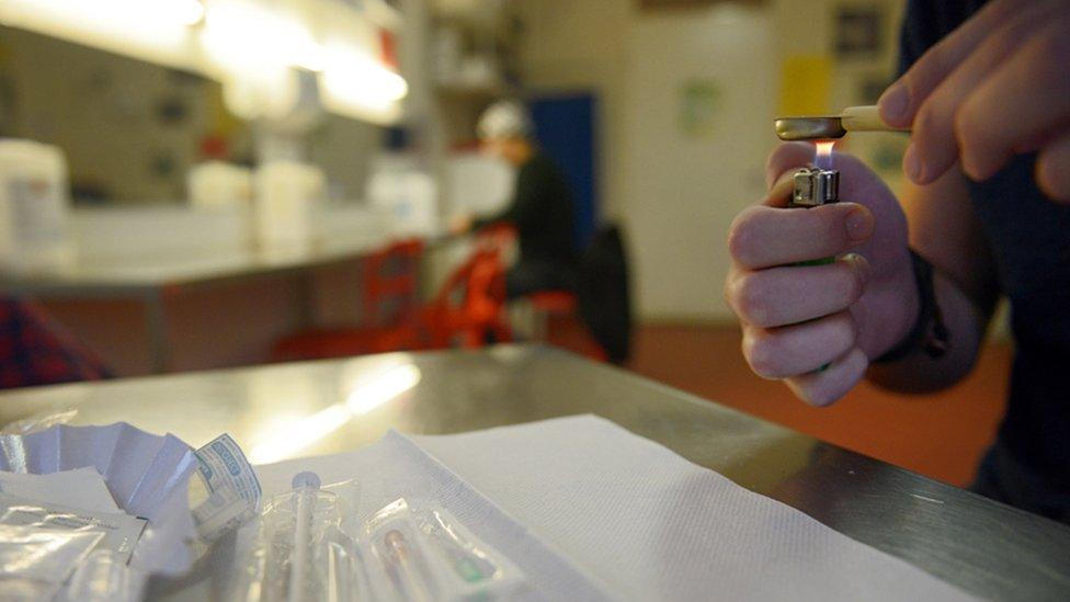 Drug consumption room in Germany