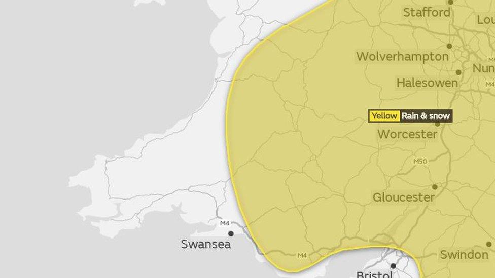 Met Office weather map