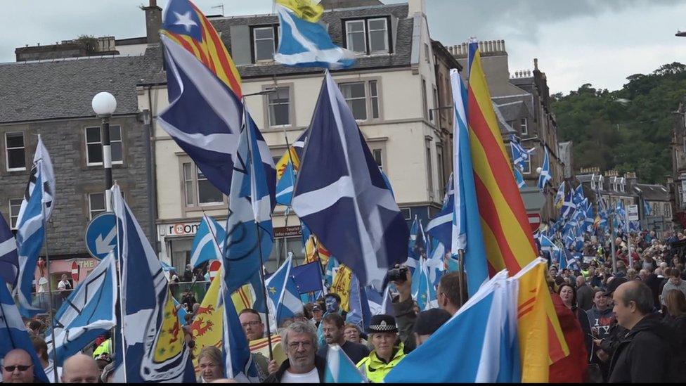 Indy rally in Oban