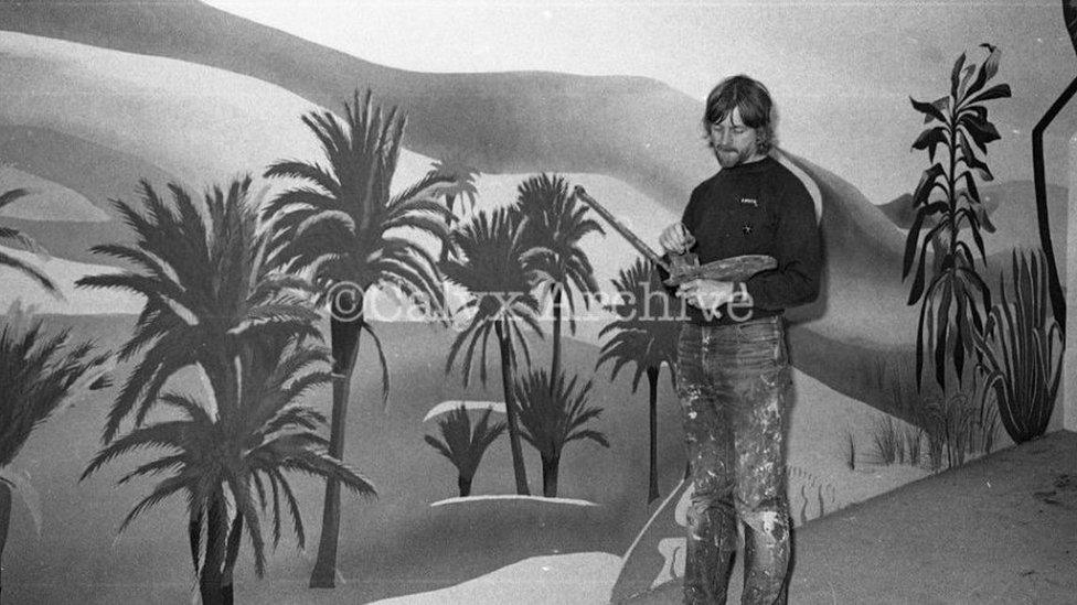 Ken White tropical mural