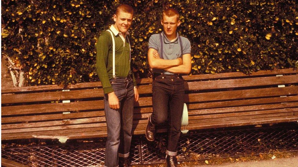 Jerry and Tony, Peter Pan's Playground, Brighton, UK 1979