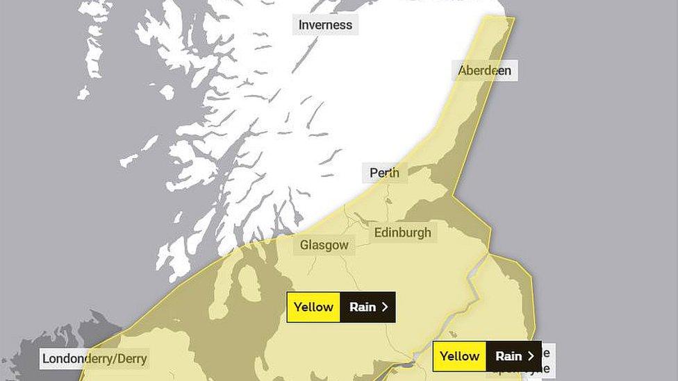 The Met Office warning