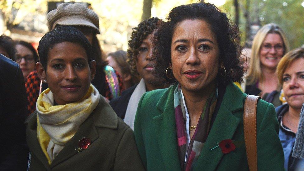 Samira Ahmed (right) and Naga Munchetty