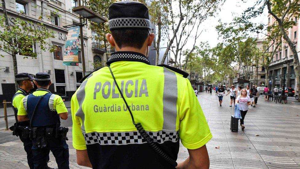 Barcelona police, file pic 19 Aug 17