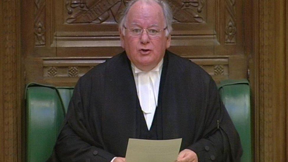 Commons Speaker Michael Martin in the House of Commons in 2009