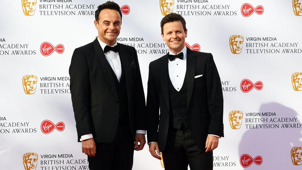 Ant and Dec at the Baftas