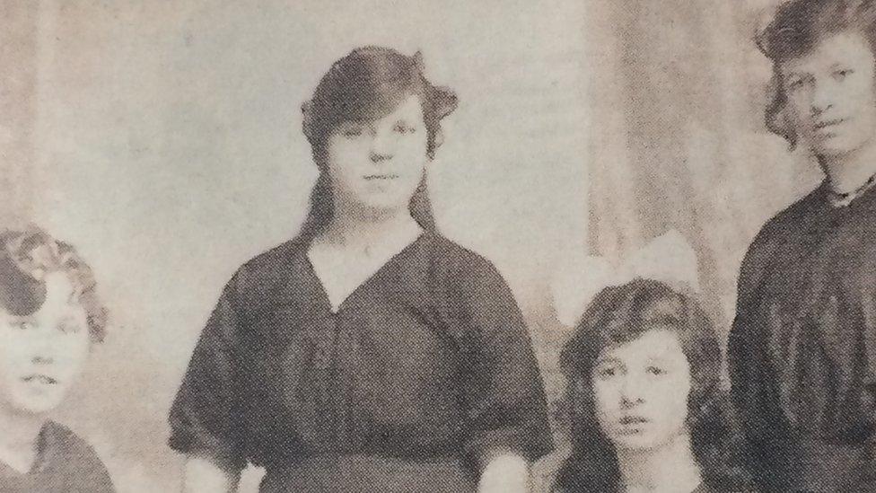 Tommy Young's eldest daughter Sarah (second from left), Lily O'Hagan's mother