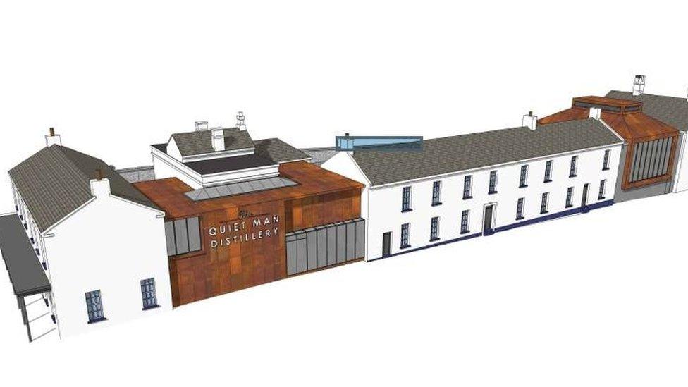 design of quiet man distillery