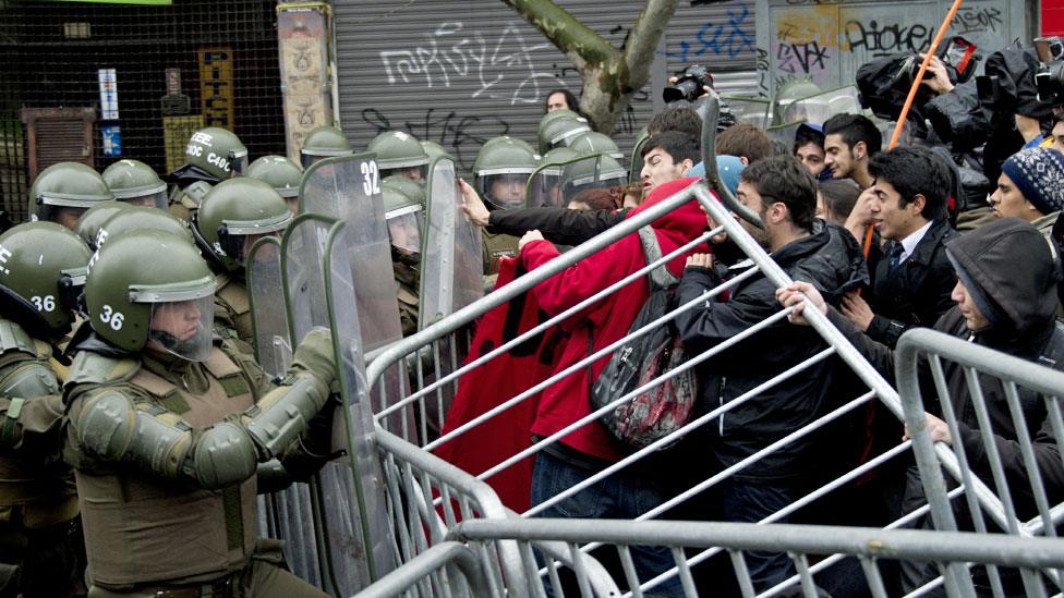 Chile education protest