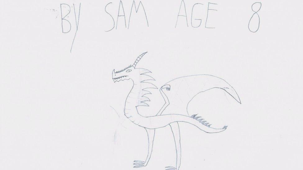 Sam's dragon drawing