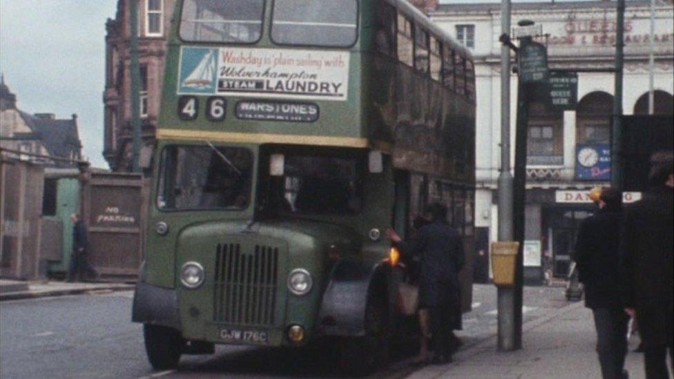 Wolverhampton bus in the 1960s