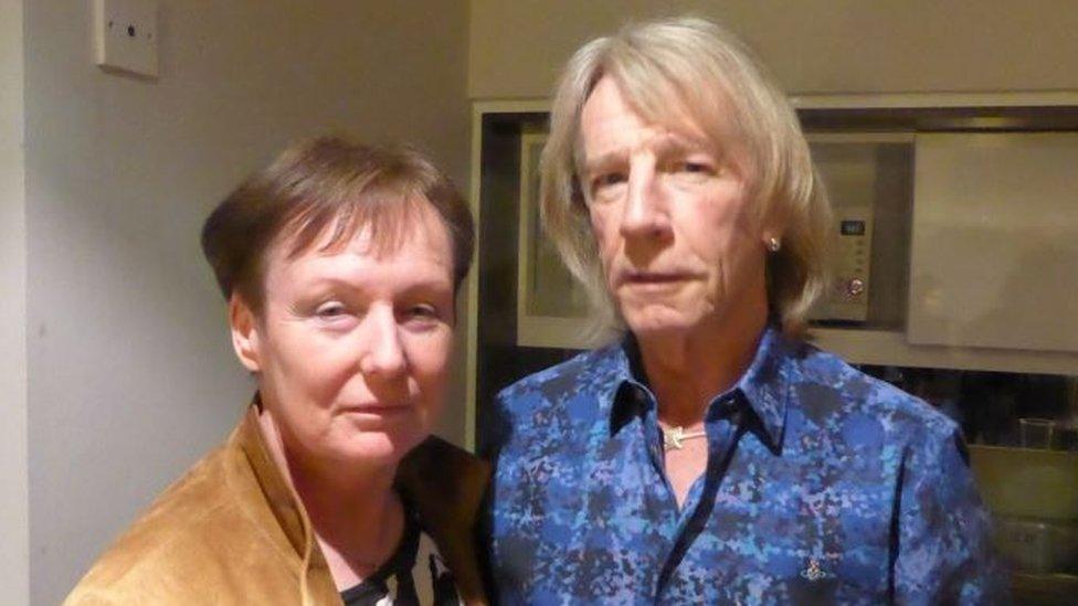 Denise Edwards and Rick Parfitt