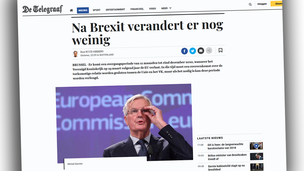 Screengrab from De Telegraaf