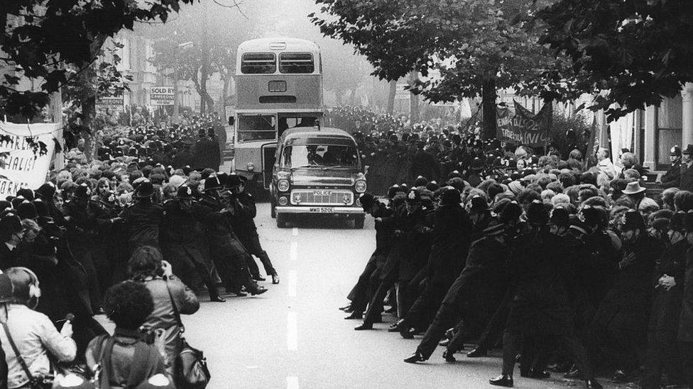 Picket line at Grunwick