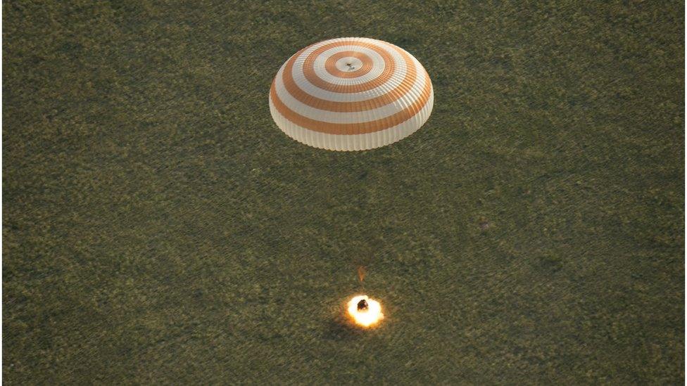 Soyuz landing