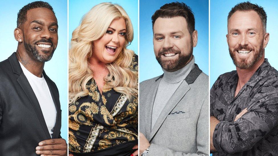 Richard Blackwood, Gemma Collins, Brian McFadden, James Jordan