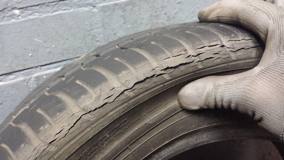 Second hand tyre