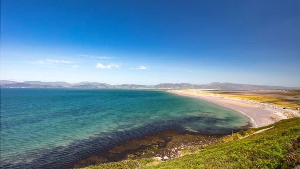 Rossbeigh Beach near the village of Glenbeigh on the Ring of Kerry