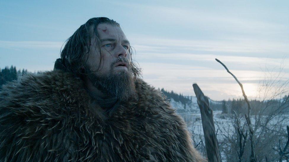 Leonardo DiCaprio as Glass in The Revenant