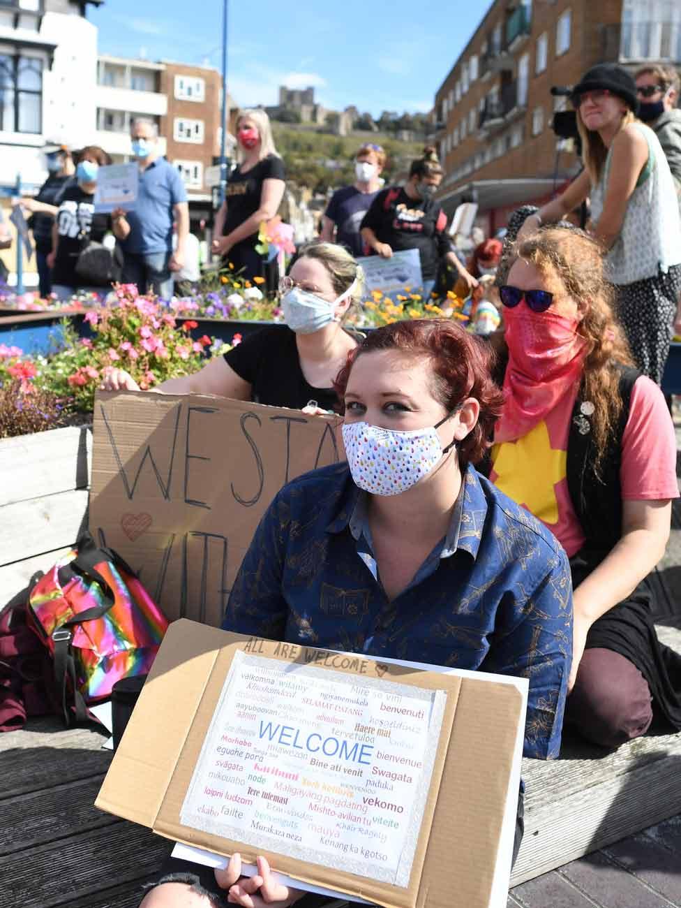 Protest in Dover